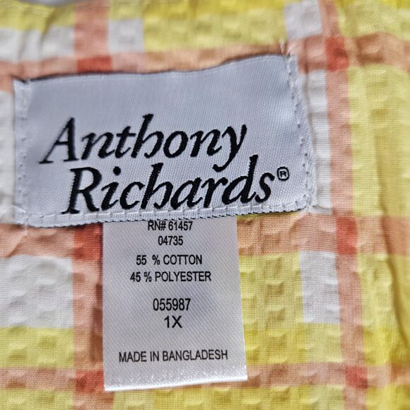 Anthony Richards House Dress Embroidered 1X NEW - Picture 5 of 8